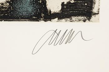 Arman, 'Noir et bleu'.