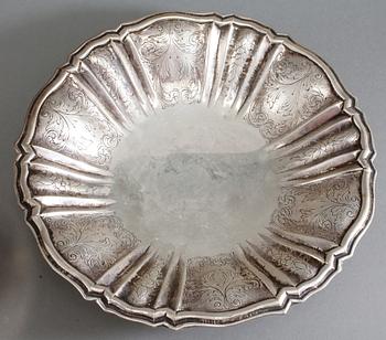 PARTI SILVER, 11 delar, mestadels Sverige, 1800-talets slut samt 1900-tal, vikt 1007 g.