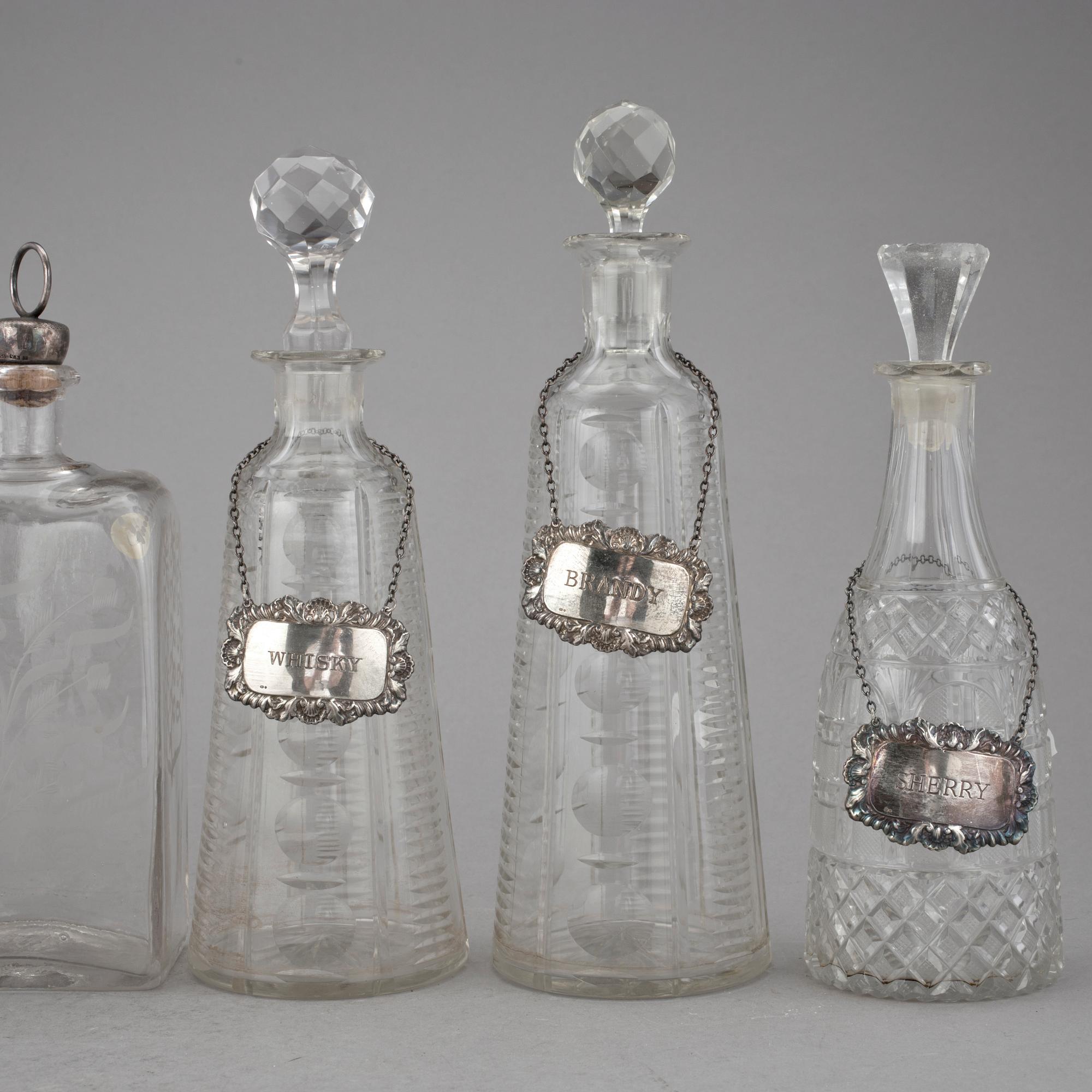 PARTI GLAS, 6 delar, delvis i silver, bland annat Hampton Utilities, Birmingham, 1969.