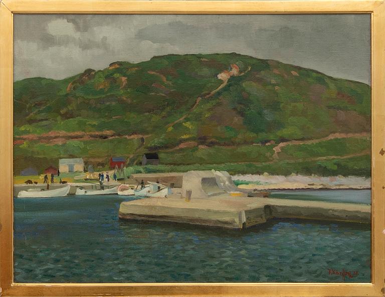 Fritz Kärfve, sydländsk hamn.