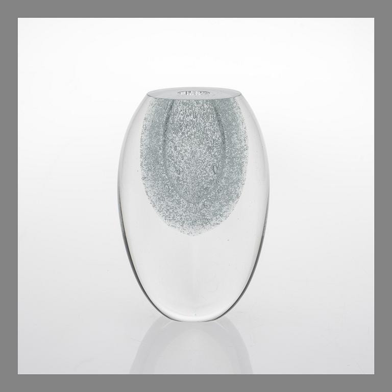 TIMO SARPANEVA, GLASSKULPTUR. Claritas. Sign. Timo Sarpaneva, Iittala 1984, C346.