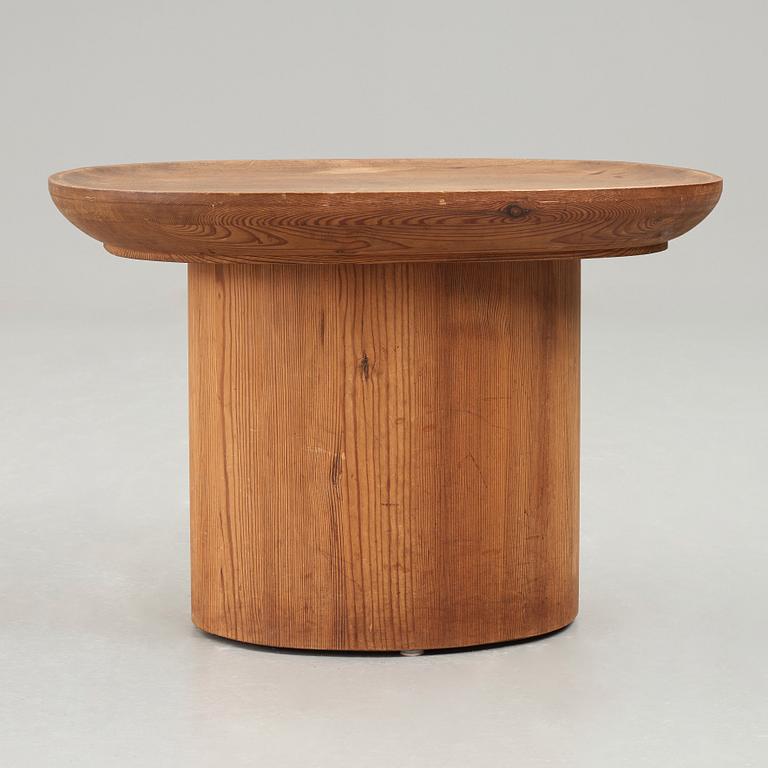 Axel Einar Hjorth, a stained pine "Utö" table, Nordiska Kompaniet, Sweden 1930's.