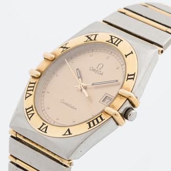 Omega Constellation armbandsur herr m box, batteridriven, 31 mm.