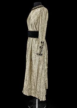 A 1970s long dress by Chanel.