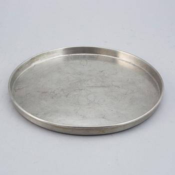 FIRMA SVENSKT TENN, a pewter tray. Stockholm 1930.