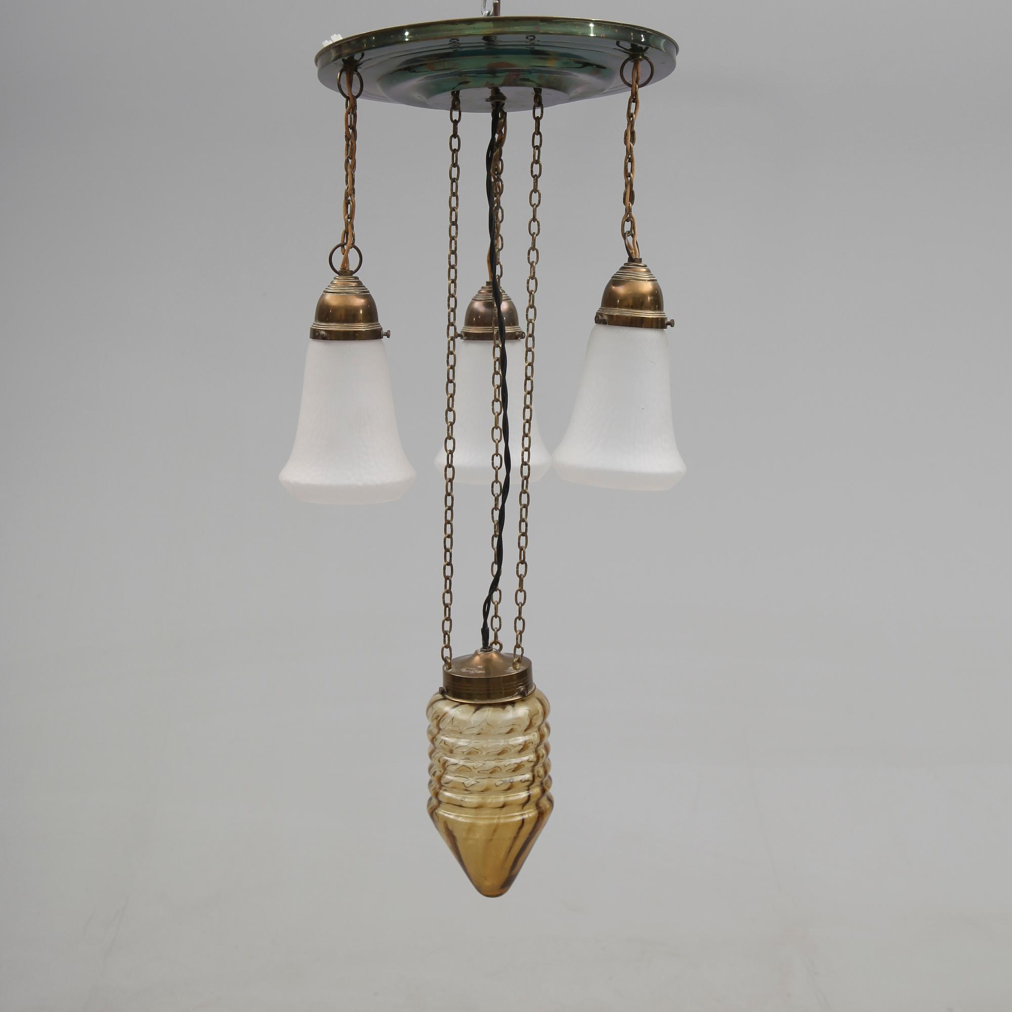 TAKLAMPA, omkring år 1900.