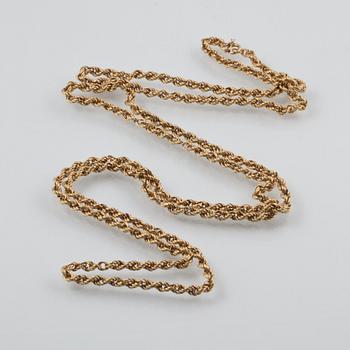 HALSLÄNK, 18K guld. Vikt 15,45 gram.
