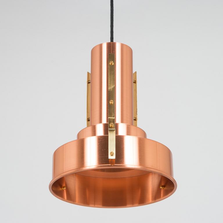 A copper pendant light for Corona group, Denmark,  second half of the 20th century.