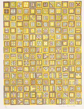 Folder with graphic prints by various artists "Les Hypergraphies".