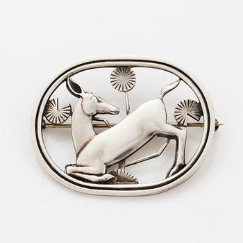 Georg Jensen silver brooch.