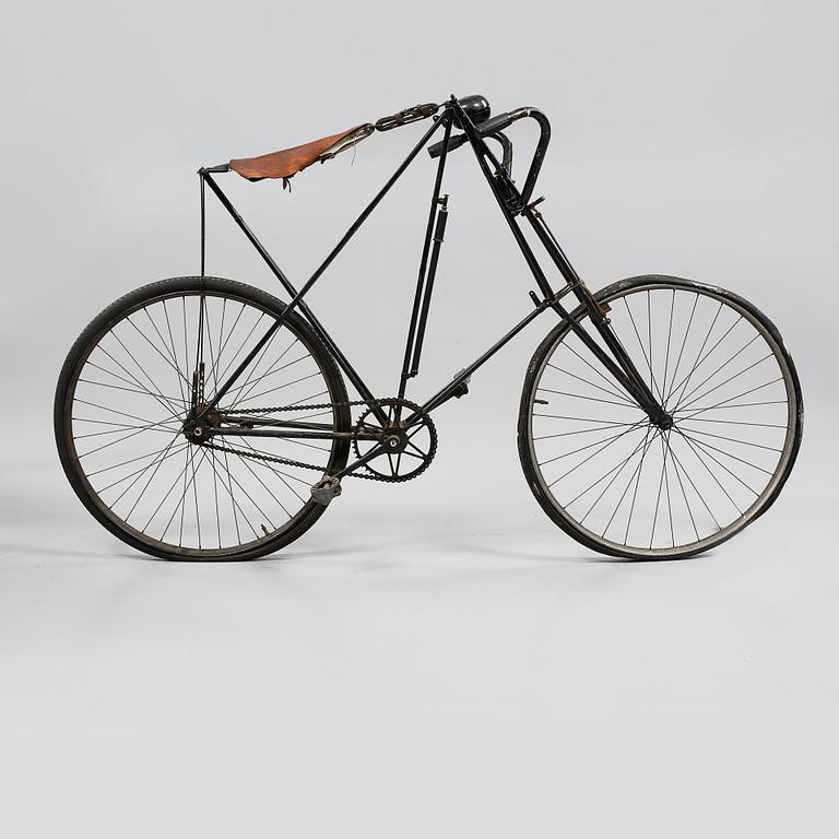 CYKEL, Dursley-Pedersen säkerhetscykel, omkring sekelskiftet 1900.