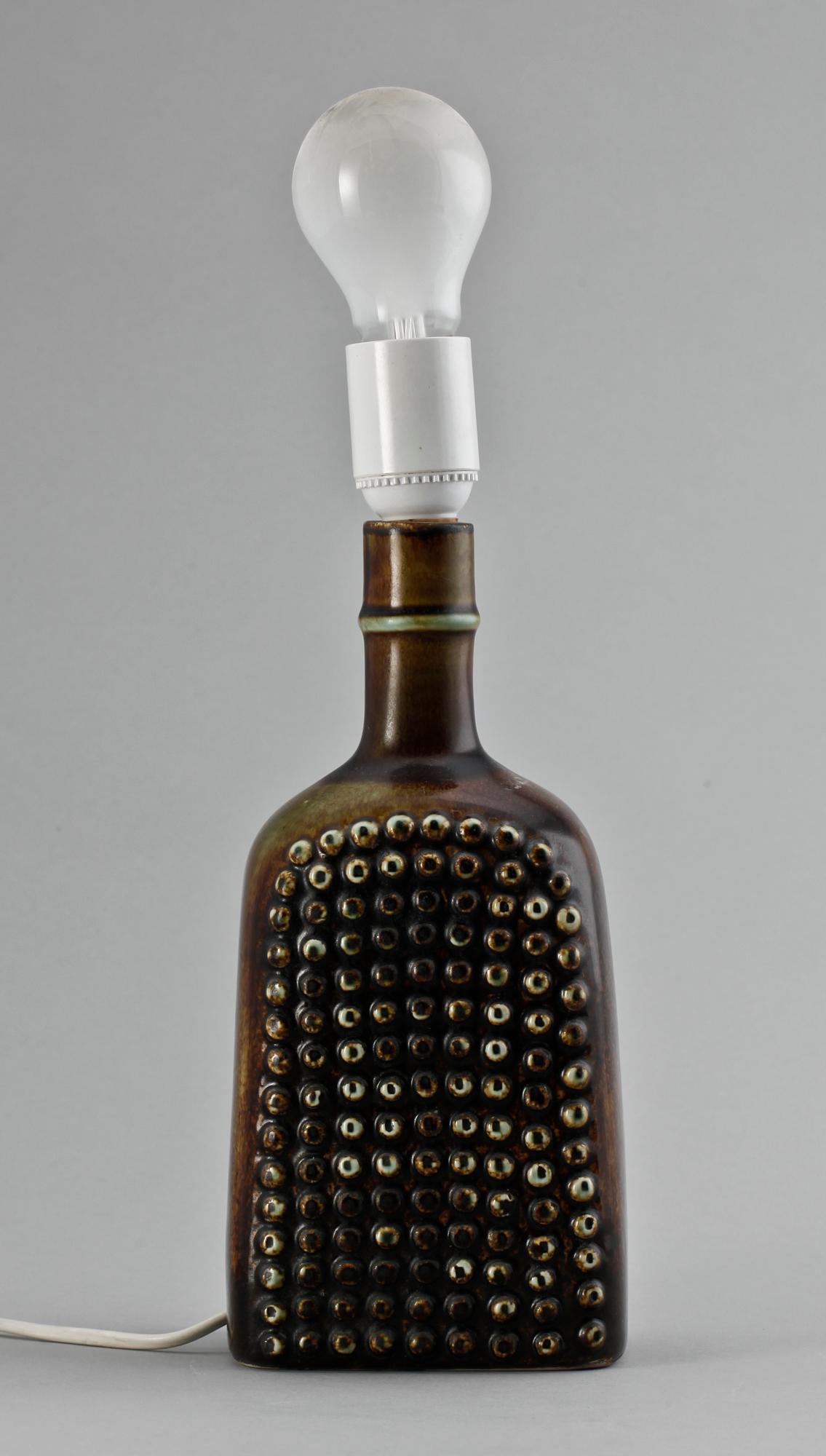 BORDSLAMPA, keramik, Stig Lindberg Gustavsberg. Sign.