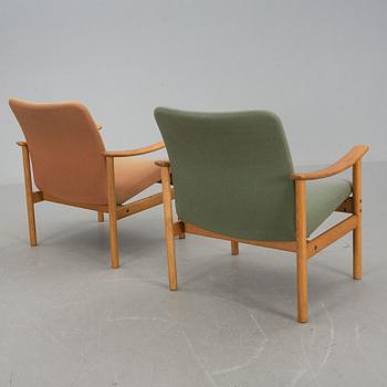 FÅTÖLJER, 2 st, Bra Bohag, Ljungs industrier Malmö, 1900-talets mitt.