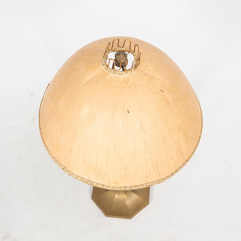 A Swedish Grace 1920/30s brass table lamp.