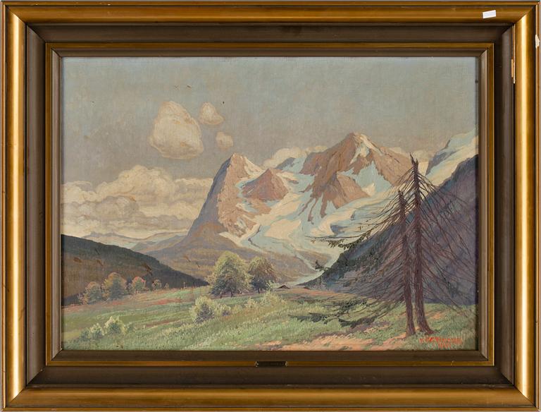 HANS GERINGER, olja på duk, sign o dat-20.