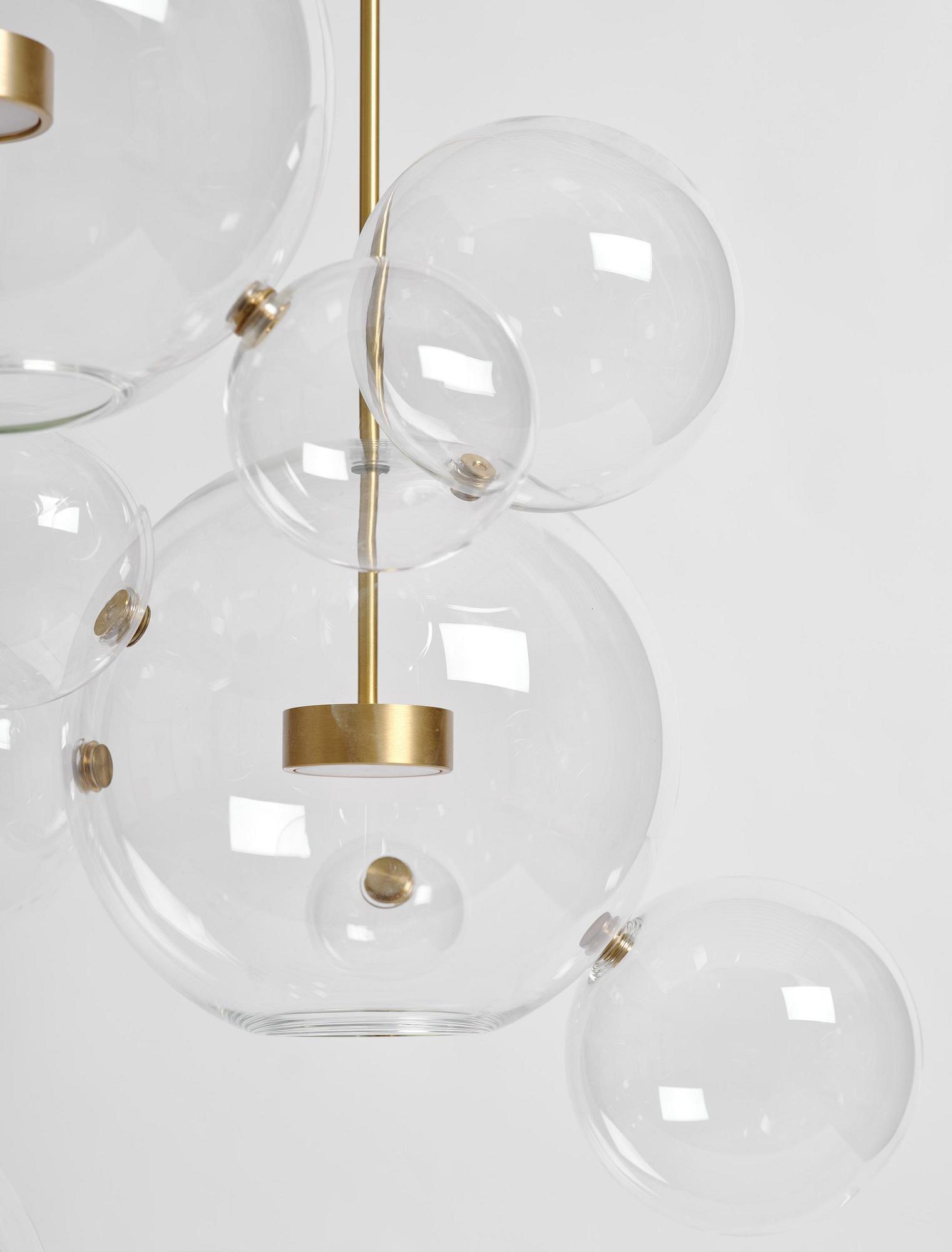 Giopato & Coombes, a "Bolle 14" ceiling lamp, Italy, post 2015.