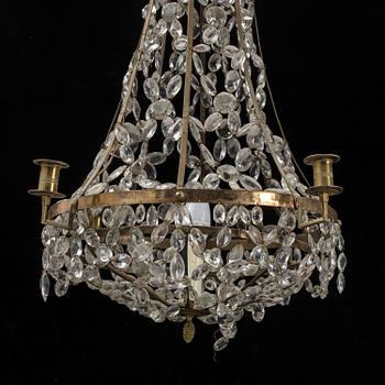 A gustavian style chandelier, 20th century.