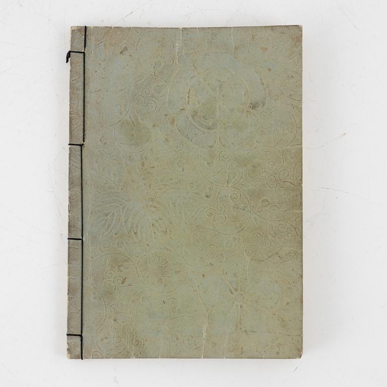 Bok med färgträsnitt, 1800-talets andra hälft.