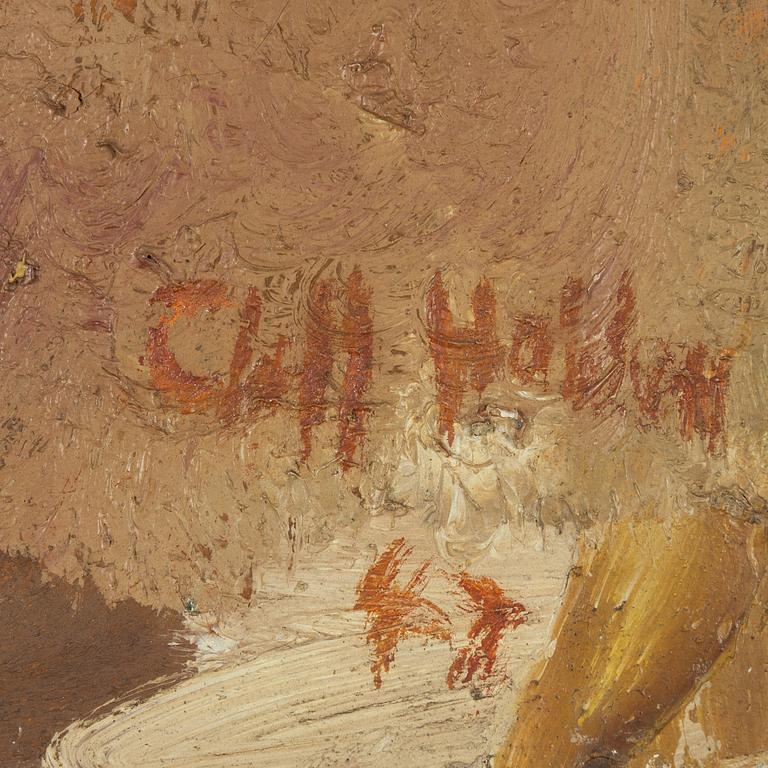 Cliff Holden, olja på duk, signerad och daterad -47.