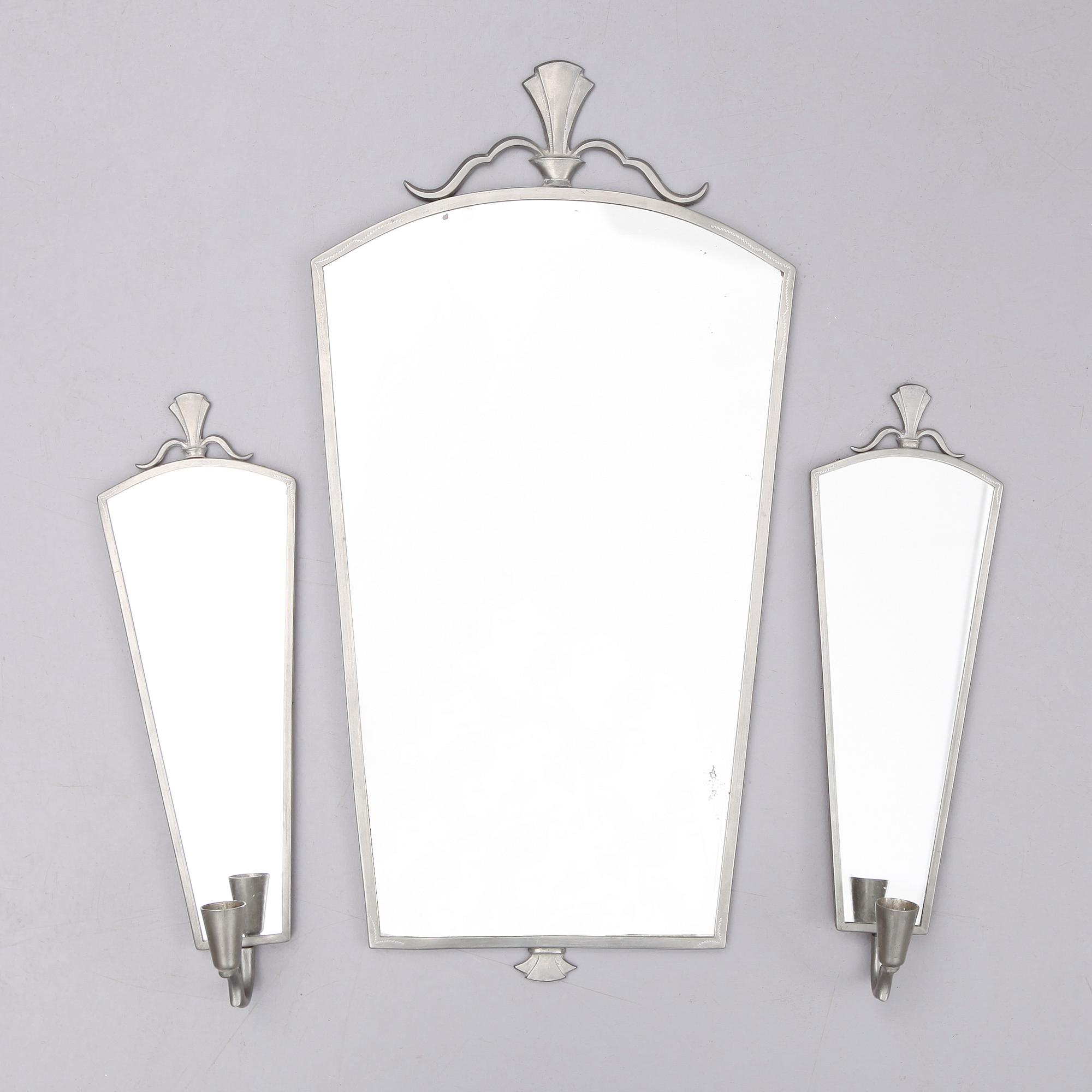 SPEGEL OCH SPEGELLAMPETTER, tenn, Tage Fougstedt, daterade 1930.