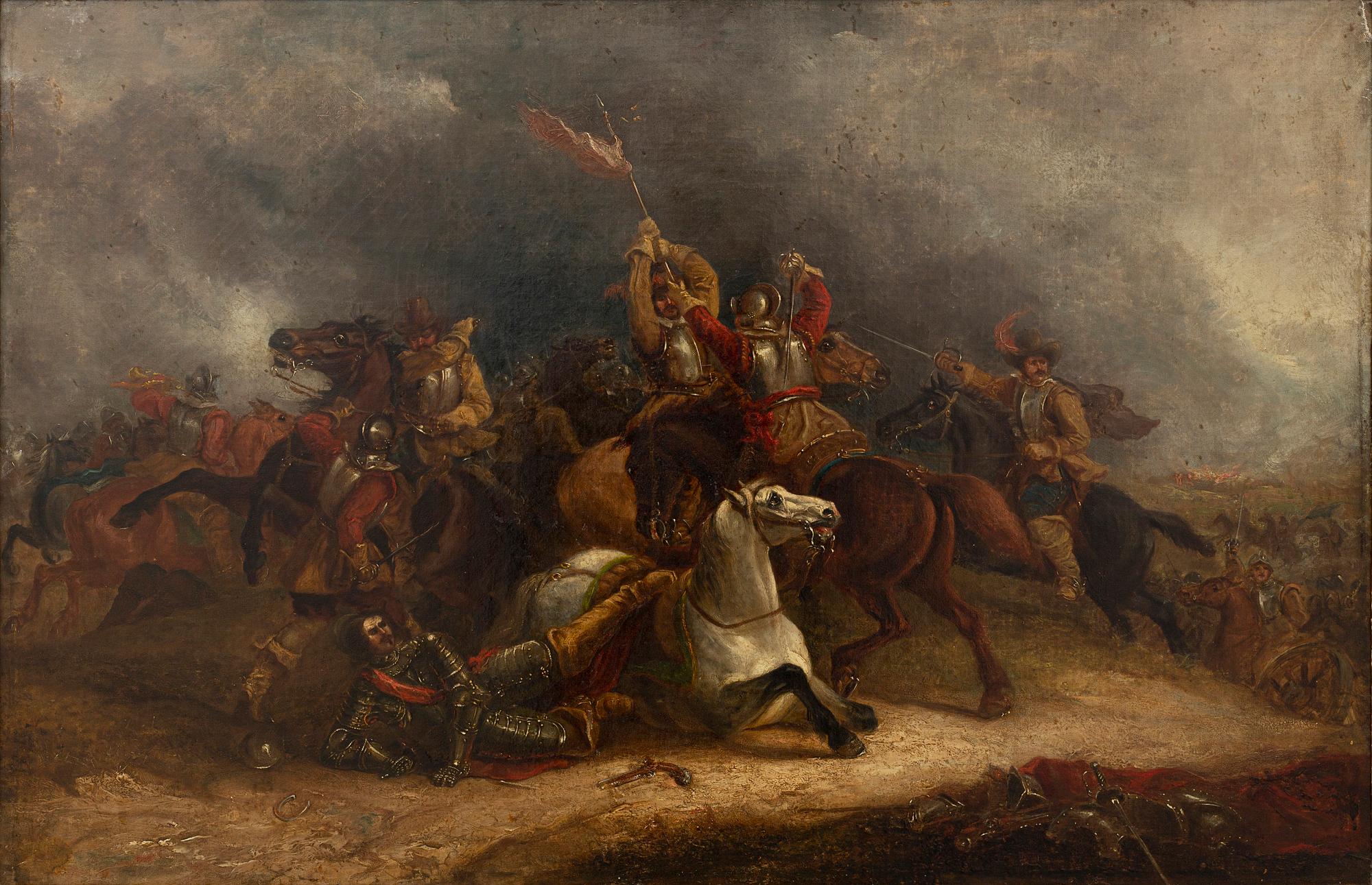 FRITZ L'ALLEMAND, ascribed, oilpainting on canvas.