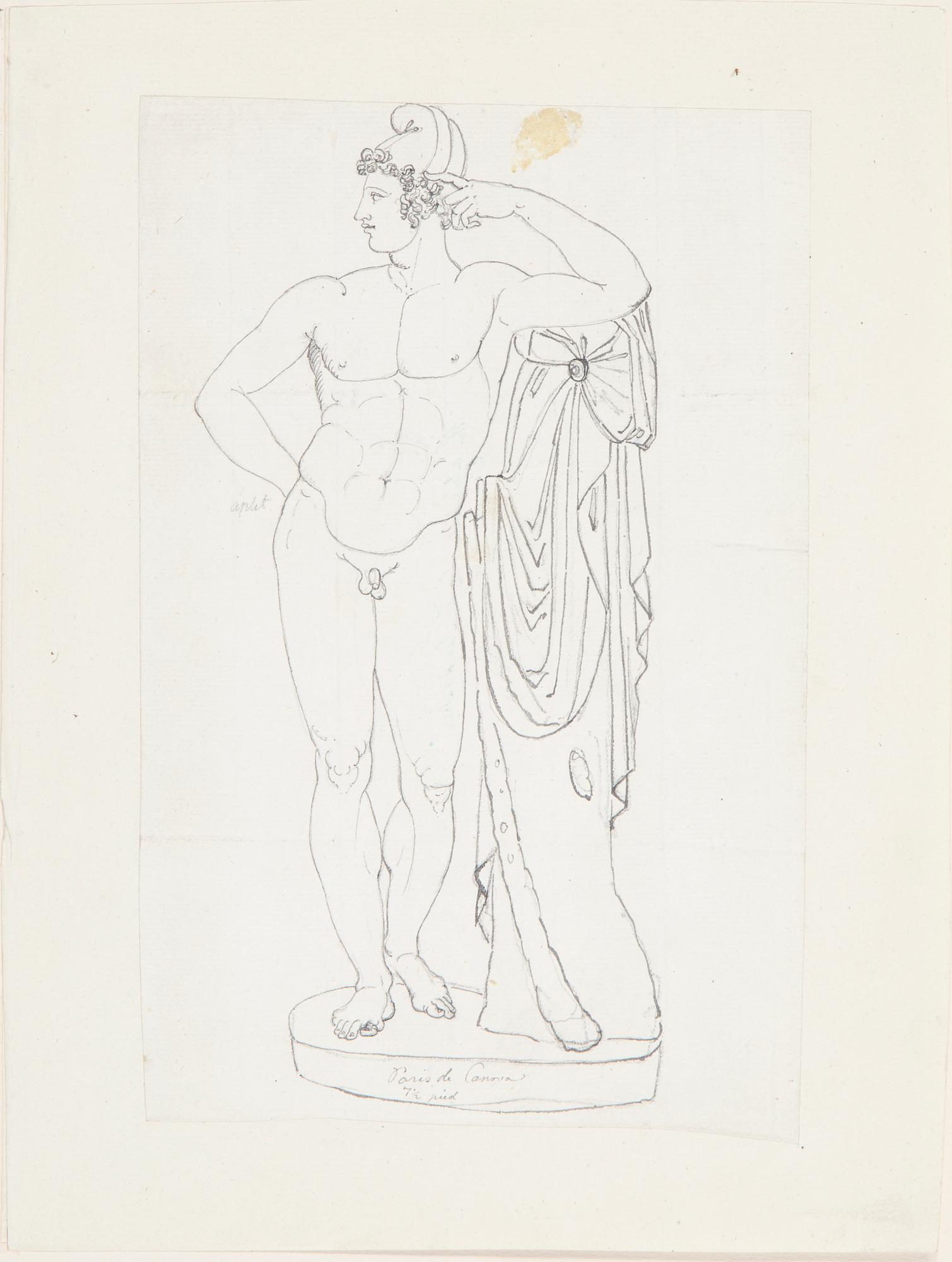 GRAVYRER 2 st SAMT 8 TECKNINGAR, sent 1700-tal till 1800-talets första hälft.