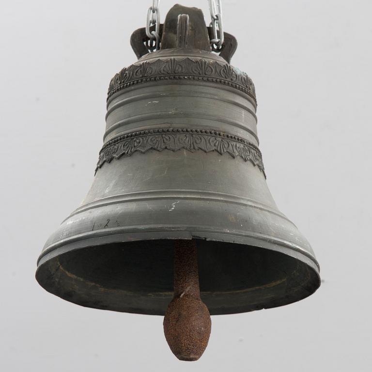 A 19th century bronze church bell.