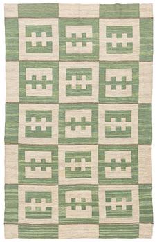 163. A Swedish flat weave carpet, ca 259 x 162 cm.