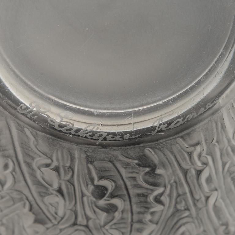 René Lalique, a 'Domrémy' glass vase, 1926.