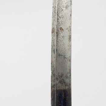 A  Swedish officer's sabre, second half of the 18th Century.