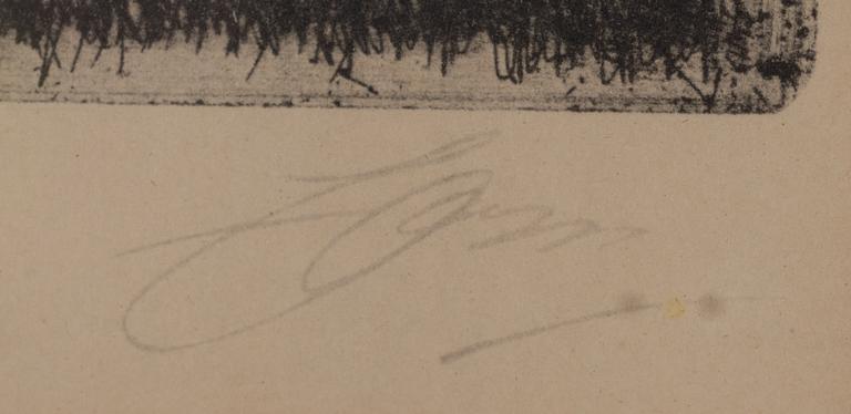 Anders Zorn, "Självporträtt 1911".