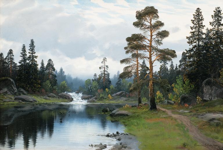 Conrad Selmyhr, FOREST LANDSCAPE.