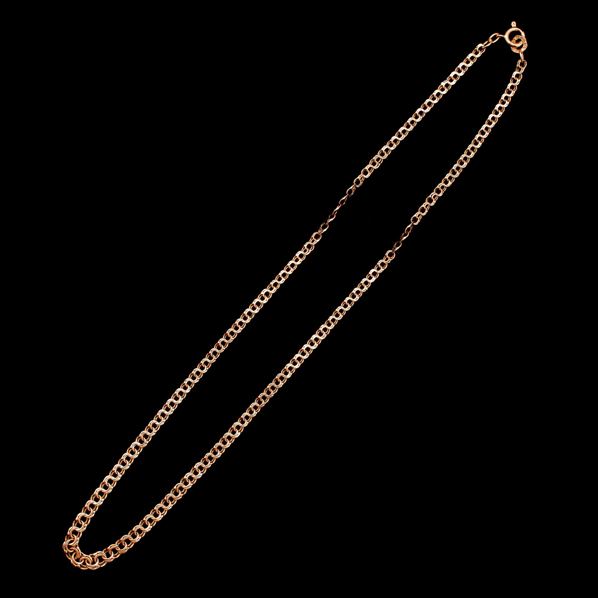 COLLIER, 18 k guld, Bismarck, 1957. Vikt ca 7 g.