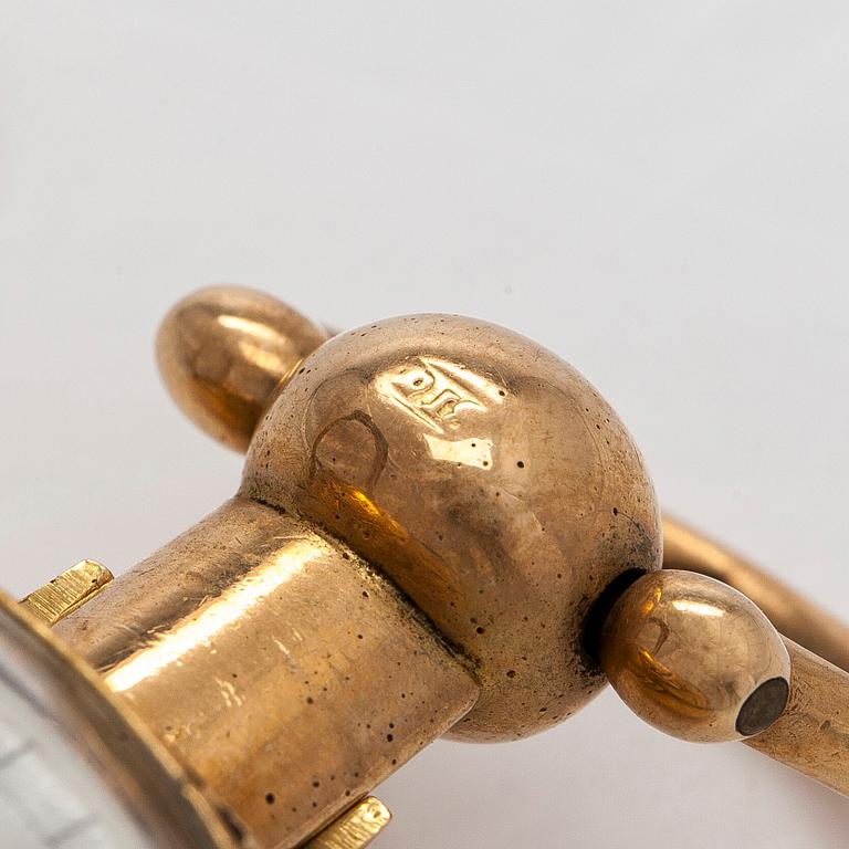 Taskukello, 52 mm, 18K kultaa, John Moncas, Liverpool, 1800-luvun ensimmäinen puolisko.