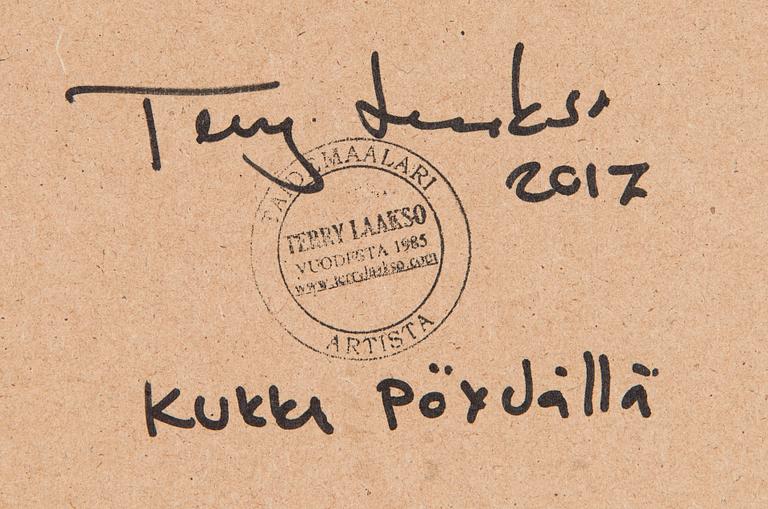 Terry Laakso, "Blomma på bordet".