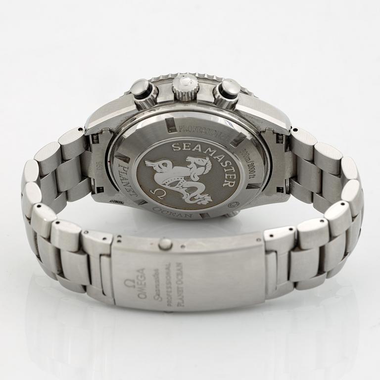 Omega, Seamaster, Planet Ocean, Chronometer, chronograph, wristwatch, 45,5 mm.