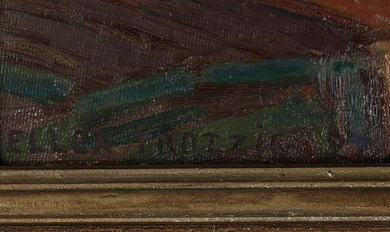 ELLEN TROTZIG, olja på duk, signerad och daterad- 27.