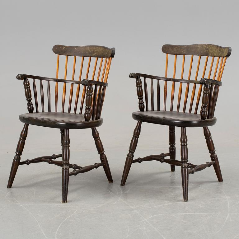 A pair of armchairs from Nesto Nässjö stolfabrik AB 1950/60s.