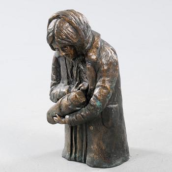 EINO HANSKI, skulptur, brons, signerad och daterad 1942/1991.