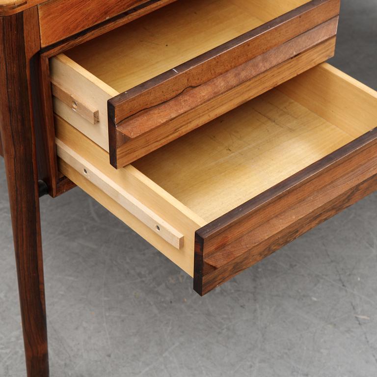 Torbjørn Afdal, A rosewood desk from Haug Snekkeri A/S, Bruksbo, Norway, 1960's.