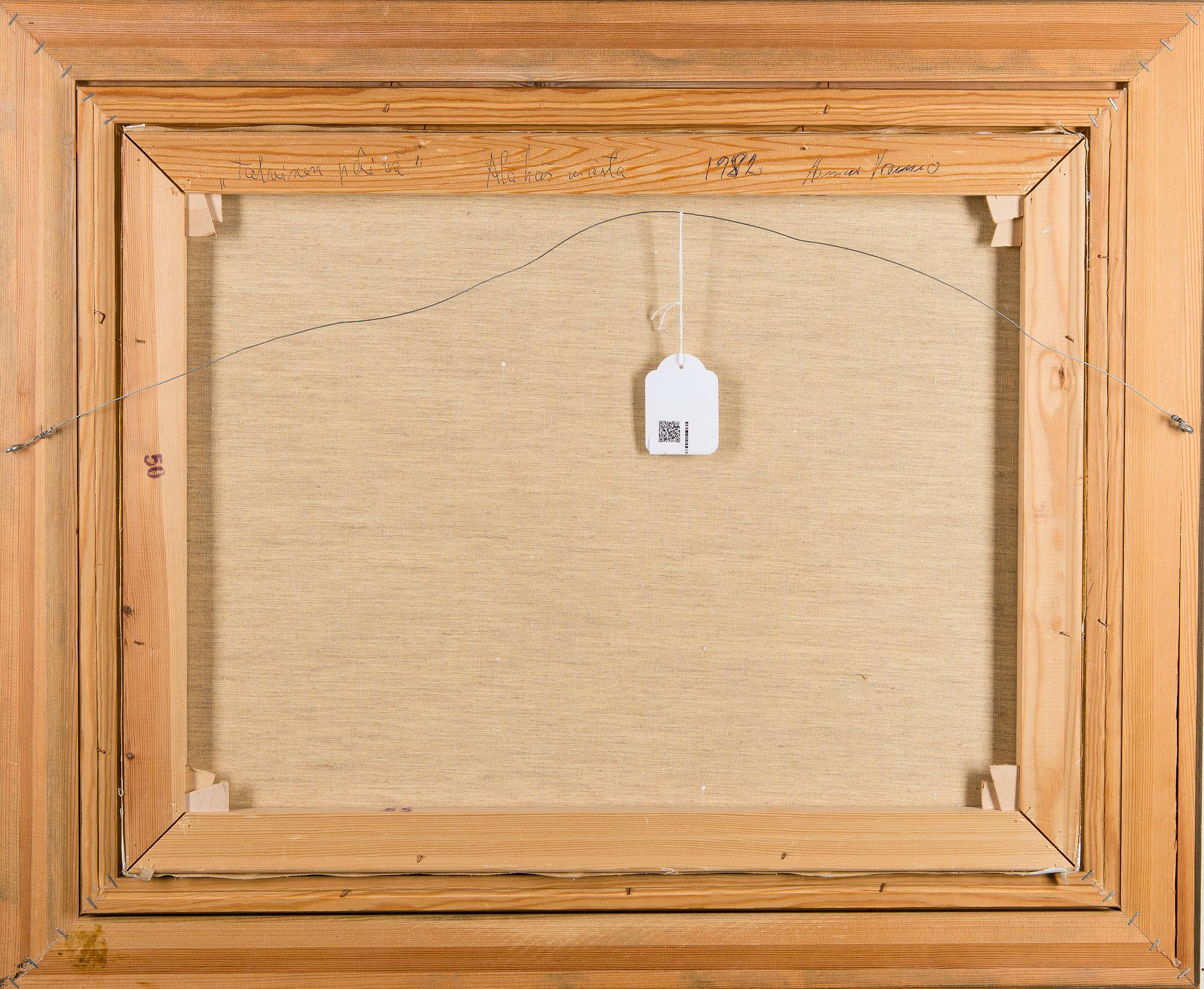 ARMAS VAINIO, oil on canvas, signed and dated 1982.