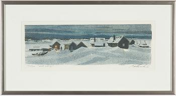 Roland Svensson, lithograph in colors, signed and numbered 10/100.