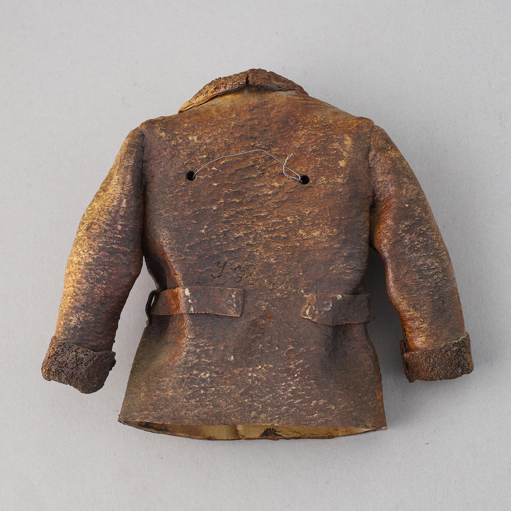 A stoneware sculpture by Ingrid Herrlin, signed.