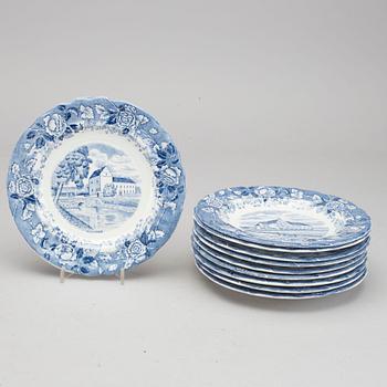 SERVIS 22 dlr, "Skåne" flintgods 1900-alets andra hälft.