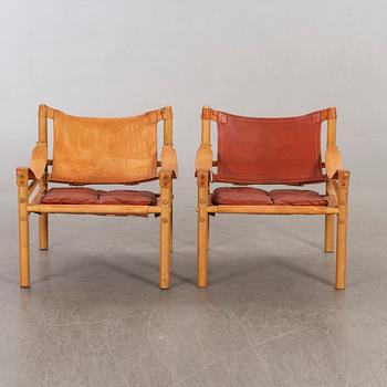 ARNE NORELL fåtöljer 2 st "Sirocco".