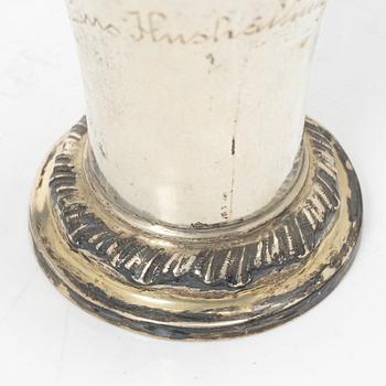 Twelve Swedish silver beakers, mark of KG Markströms, Uppsala 1901-1909.