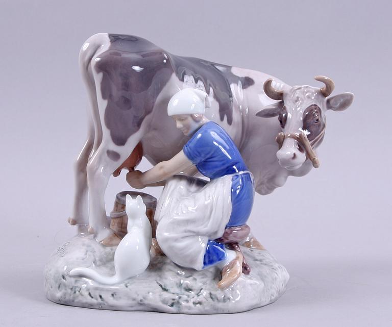 FIGURGRUPP, porslin, Axel Locher, Bing & Gröndahl.