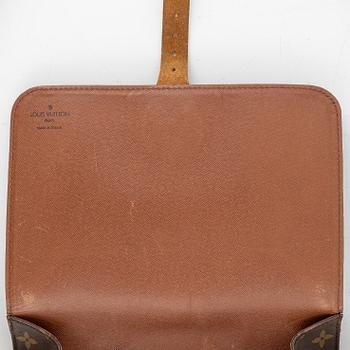 Louis Vuitton, väska, "Cartouchière", samt plånbok, 1970-tal.
