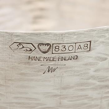 Tapio Wirkkala, A set of five silver bowls, Kultakeskus, Hämeenlinna 1970, 1971, 1978, 1979 and 2006.