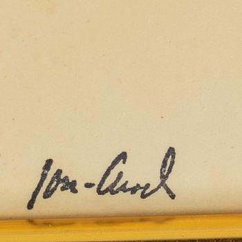 JOHN JON-AND, akvarell, stämeplsignerad.